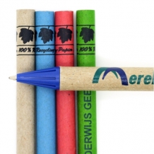 Eco pennen gerecyleerd papier
